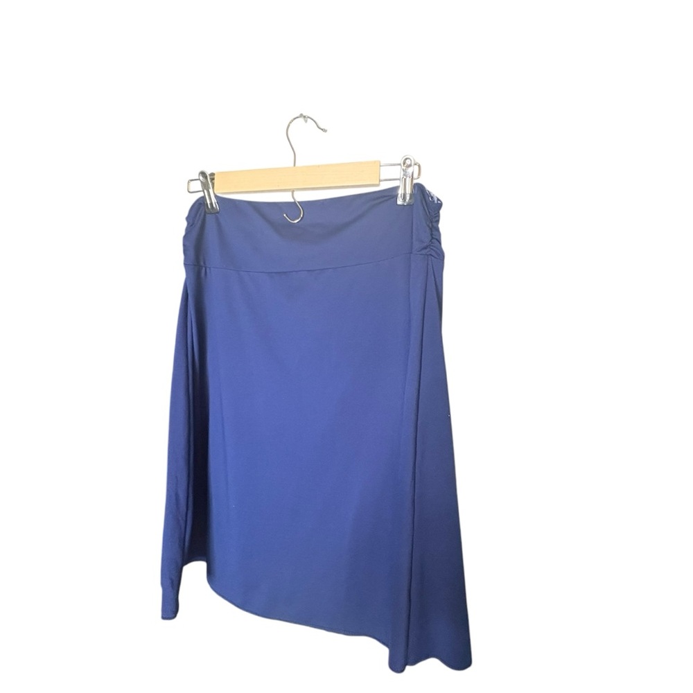 🔴5 for $40 SALE! 
Tranquility by Co. Clothing Blue Geometric Reversible Skirt S - Picture 7 of 7